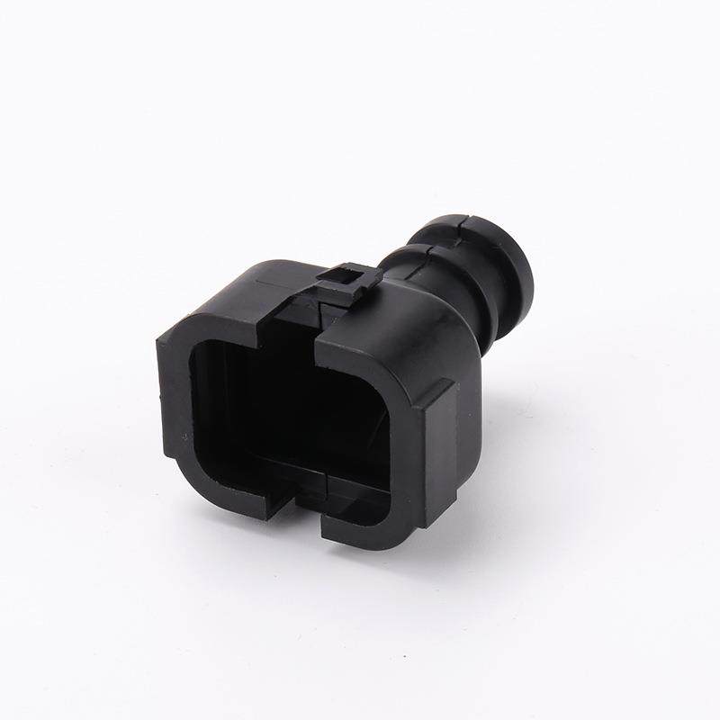 21853线0-1汽车新能源束CEM3连接器CU尾扣14P卡扣14E孔电子护套