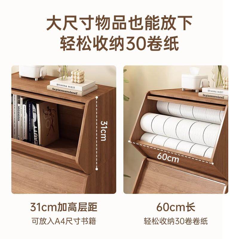 柜自易由组书合简家用一体靠墙厅客收纳柜儿童书架床WKN边落地置