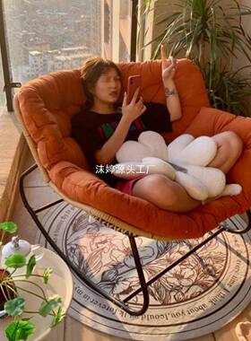 懒人鸟躺窝摇摇椅椅台家用休闲单人沙阳发IPM人客厅轻奢摇椅成可