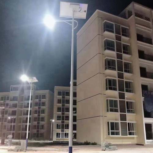 太阳能路灯1螺0米人广字臂海双DIE臂新农村6米8米场道路LED臂照明