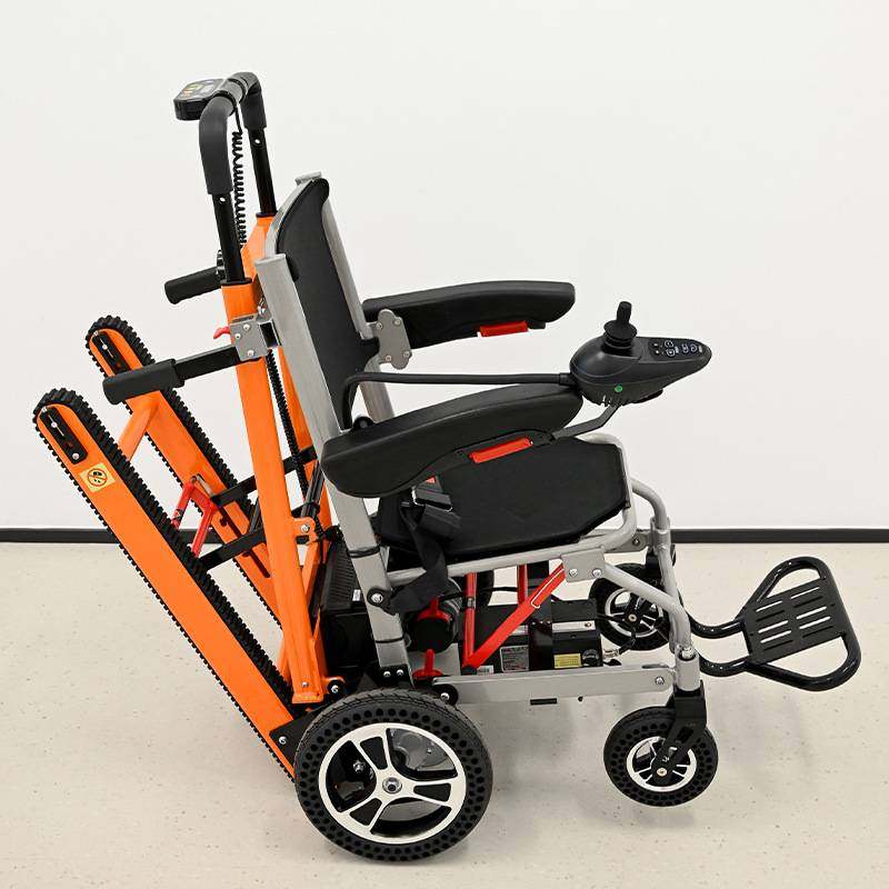 电动爬楼轮椅车智能上下楼梯全自动履带可分离残疾老年人爬楼机