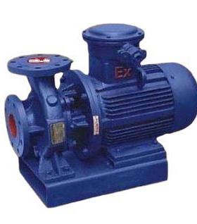 A ISWB50-160(I)卧式单级单吸防爆管道离心泵 卧式离心泵