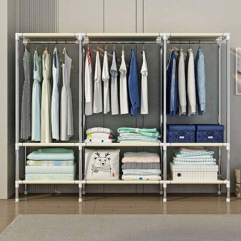 出租房简衣柜室家用易组装钢管加厚加固见详情加粗衣服纳柜卧儿童