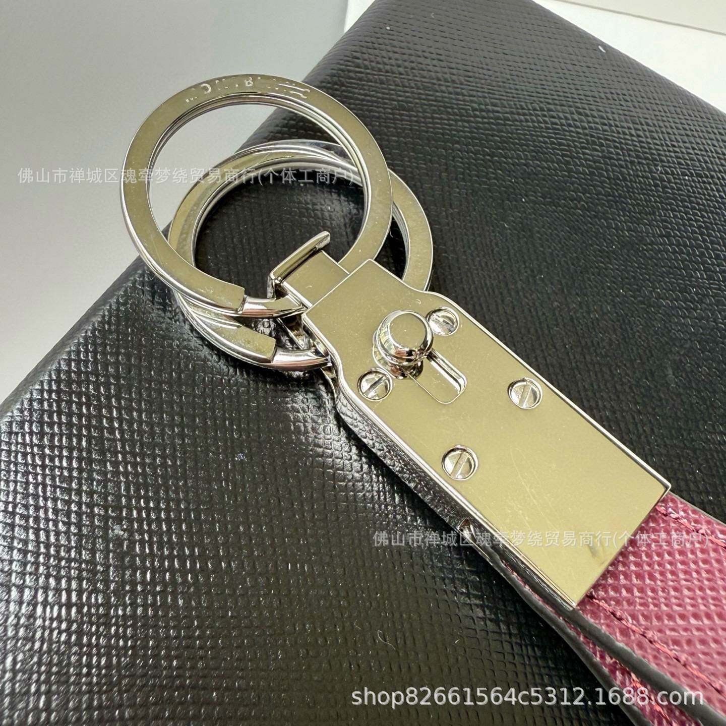 万家不锈钢高端钥匙圈钥匙扣商务送礼汽车手持精钢车钥匙扣