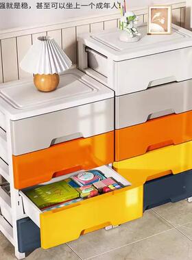 收纳柜免安装儿童衣柜塑料宝储宝衣服物DSSS柜家卧室折叠置物柜用