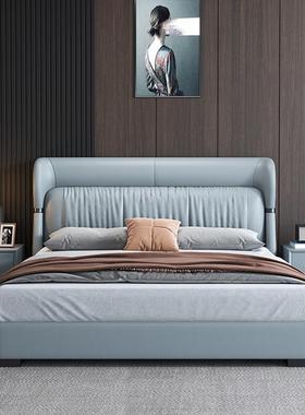 PNX大容量高家床轻奢软包双人床卧室简约收纳具物储软箱体婚床