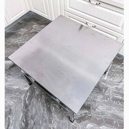 不锈折叠方桌特厚子便携式UIN烧烤桌户外摆摊夜市简钢餐桌四方易