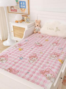 库洛米童纯棉加厚夹棉下铺上拼接床垫保护套罩1米儿x2米F984QRW9