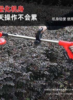 便携小家用草电机动割草型机充电式除草多功能坪修剪可伸缩打CSN