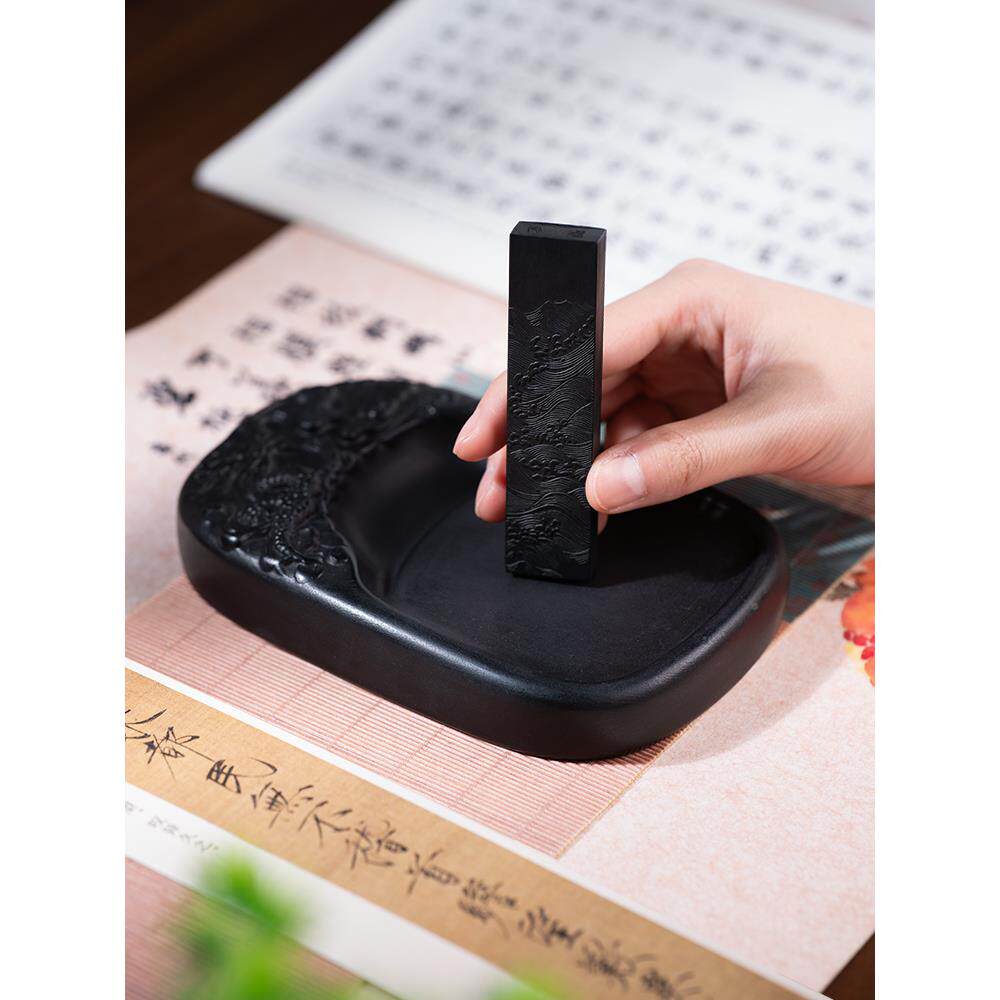 善学琏湖F976HH88笔墨书道墨条工油烟墨初者墨块条手松烟墨实用徽