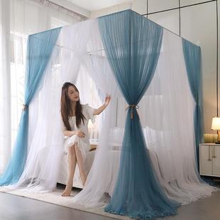 欧式 优雅双夏层落地宫廷蚊帐季 三蚊开门落地帐 家2纺025新款 MNHLF
