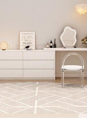 实简木梳妆台卧室现代约斗一体梳妆柜HVC小户型床尾柜可伸缩化柜