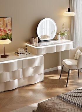 205新款现简约卧室2梳妆氛围灯实木框架DRZ梳妆台妆台斗代柜一台