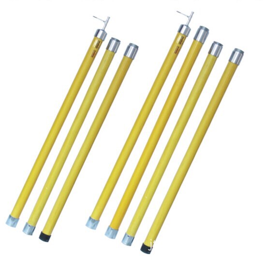 冀泰 直径36mm大型接口令克棒JTD-6 4节6米110KV高压绝缘棒拉闸杆
