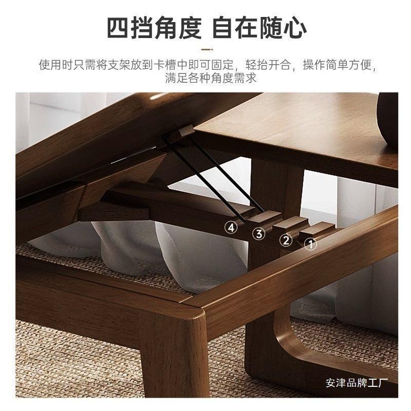 实木可折叠小宅日式茶室几卧炕床GYD上桌子飘窗台小学习桌阳台小