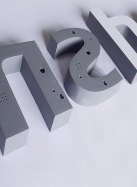 容Rnshen塑亚克HPM力发光字平面无声边ABoS模具注标识招牌字形光