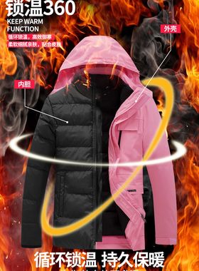 零下30-40度防寒服羽绒棉服男女东北哈尔滨漠河雪乡旅游保暖装备