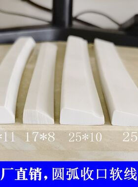 欧式家具移门柜门装饰吸塑pvc塑料软线条 模压门弯曲造型弧形