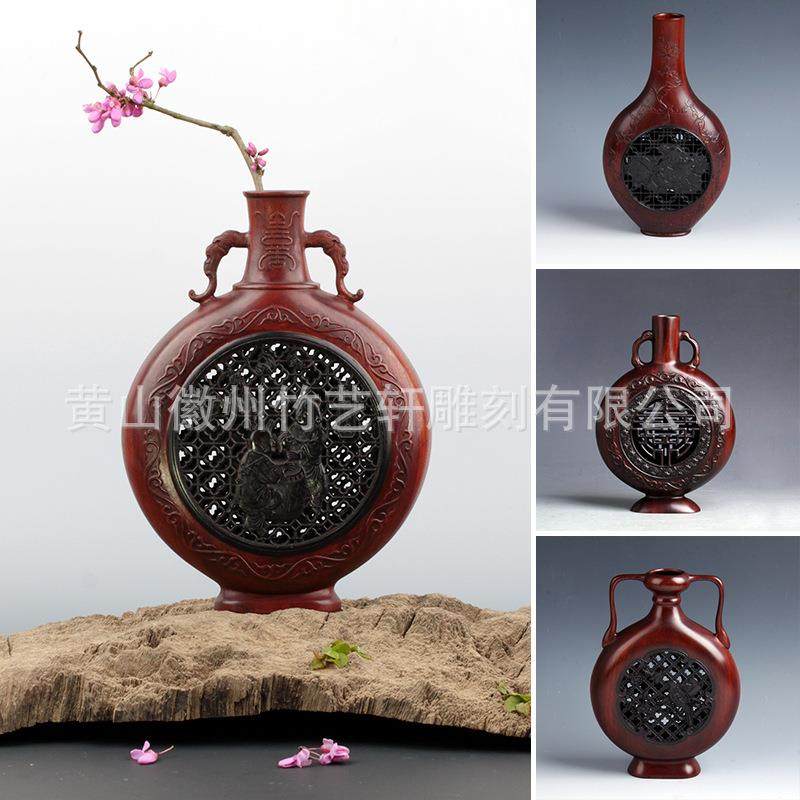 创意家居装饰复古摆件中式工艺品酒店民宿客厅套二花瓶摆件新中式,鲜花速递/花卉仿真/绿植园艺,割草机/草坪机,淘宝优惠券,粉丝福利购,淘宝优惠卷