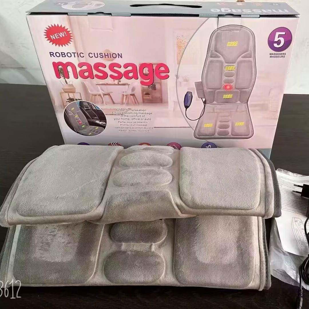 汽车按摩坐垫 车用家用全身颈椎按摩器 加热按摩垫靠垫 按摩座垫