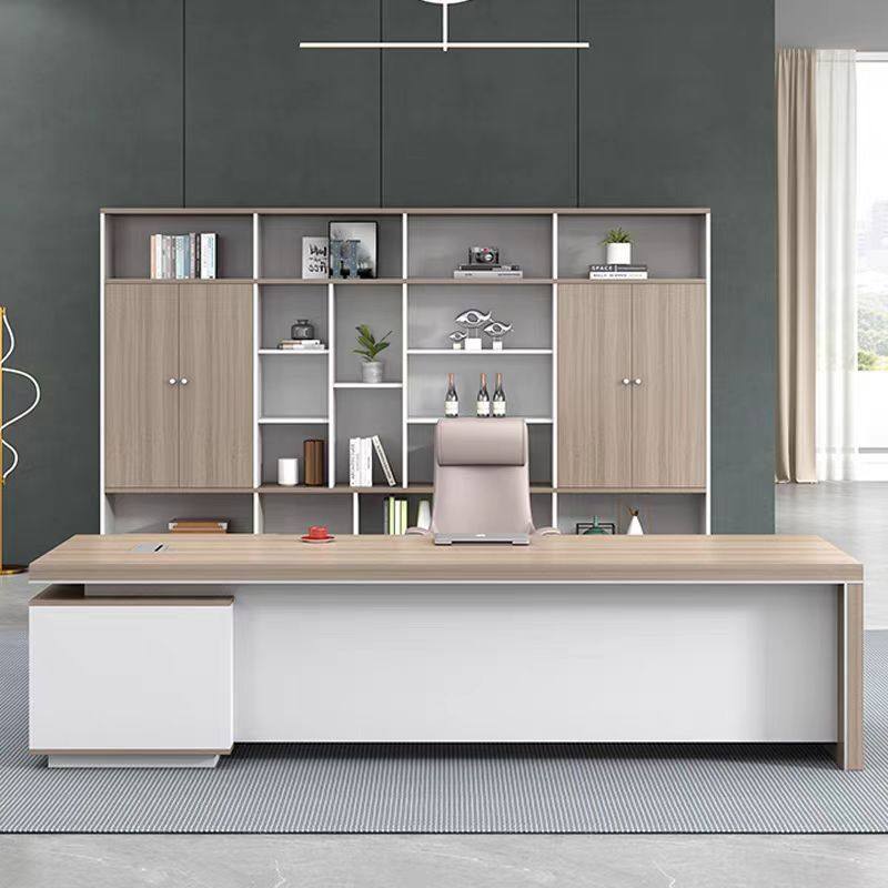 工厂直供支持定制新款现代老板桌财务桌时尚班台主管经理桌椅组合,商业/办公家具,大班台/主管桌,淘宝优惠券,粉丝福利购,淘宝优惠卷