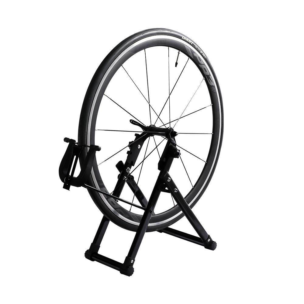 折叠自行车调圈台山地车修理台 自行车修理工具车轮校正台修车台