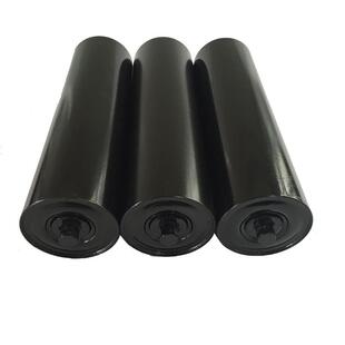 河北蓝箭供应89 108铁托辊辊子 矿用橡胶缓冲槽型三连托辊