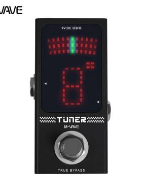 M-VAVE迷你踏板校音器调音器吉他贝斯单块效果器TUNER