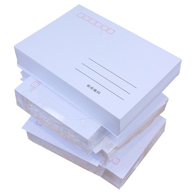 双色明信片复古贺卡新型过机戳补资加贴新式JP规格可打印加厚白卡