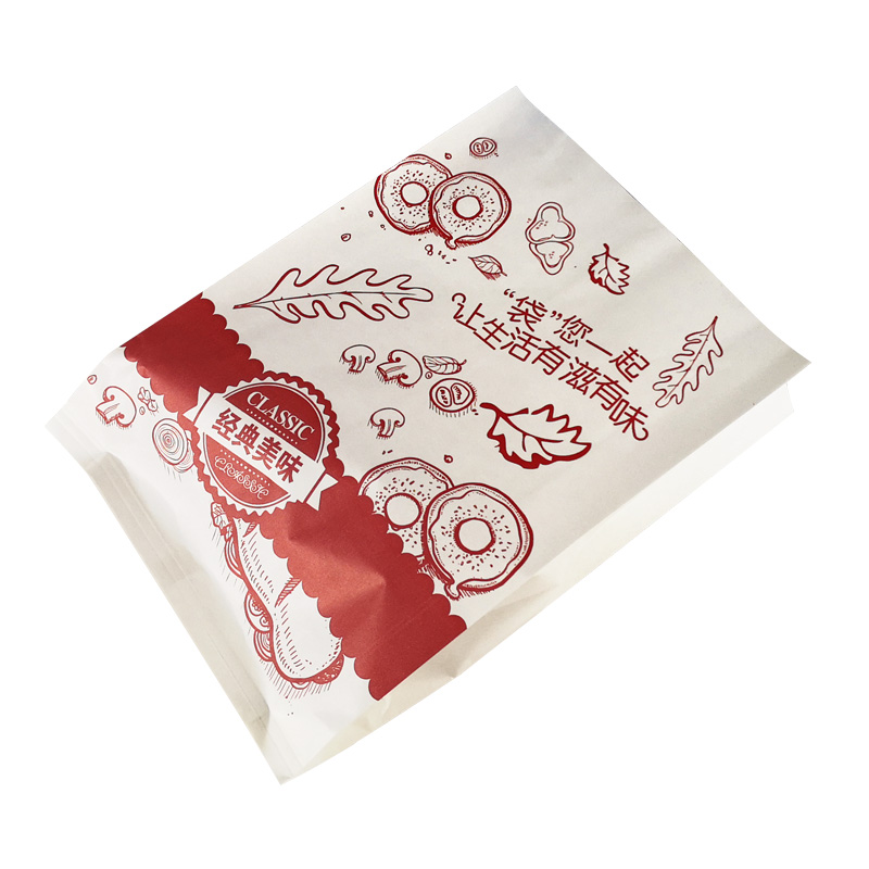 炸鸡打包袋薯条袋鸡柳鸡排纸袋一次性油炸食品包装袋防油小吃袋子