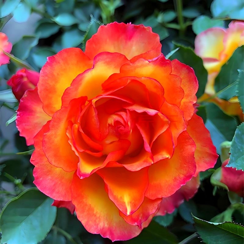 埃斯托里尔/火焰 阳台微型月季玫瑰花苗多季开花多头植株矮小易养