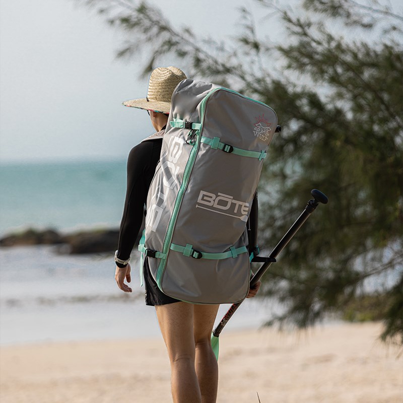 bote桨板浆板船水上充气滑板海上冲浪板帆板船漂流划桨滑水无动力