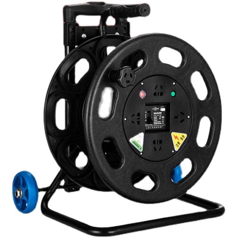 移动电缆盘 绕线盘 卷线盘 拖线盘  30  100米带线电缆盘空盘