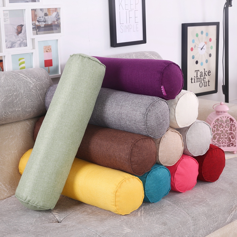 床上睡觉圆柱圆形抱枕糖果枕头长条枕靠枕靠垫腿垫美容院垫脚脚枕