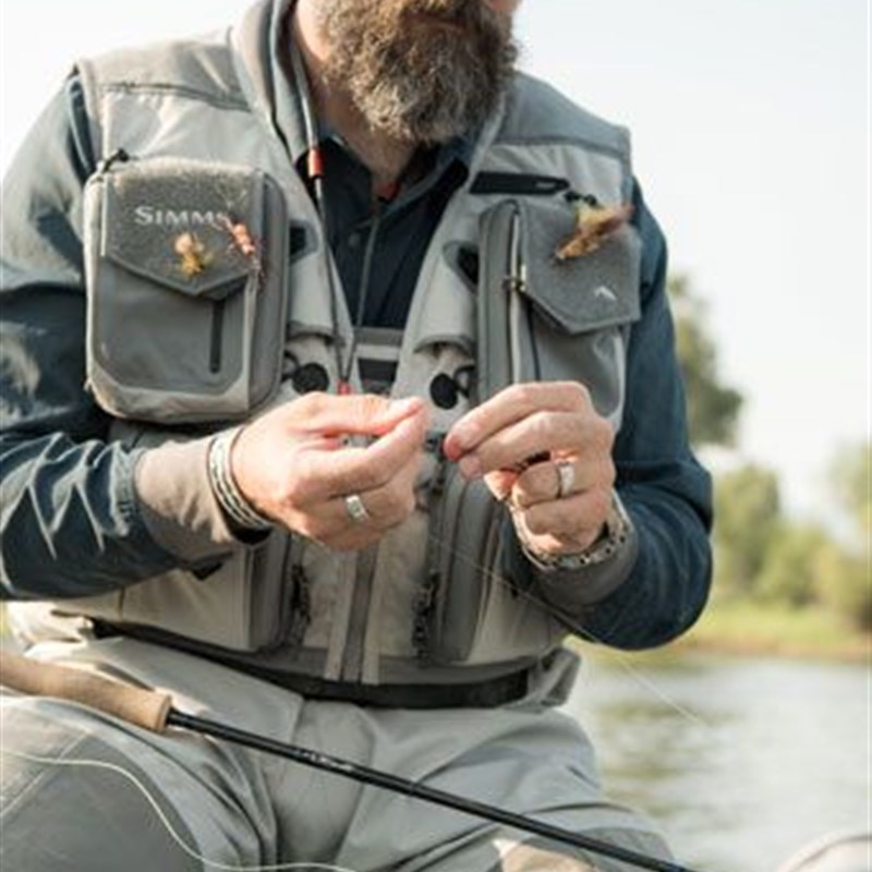 SIMMS 钓鱼飞蝇马甲 路亚溪流多功能背心GUIDE VEST G3多款式尺码