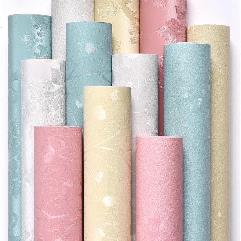 墙纸自粘防水贴纸卧室翻新背景墙装饰墙壁纸现代欧式3D浮雕墙贴画
