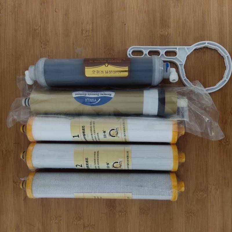 适用天天一泉小精灵家用过滤净水器前三道矿活化后置活性炭滤芯