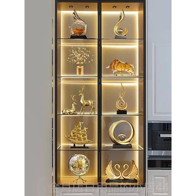 高档电视柜摆件装饰轻高档客厅酒柜高端大气上档5次20奢2新款高级