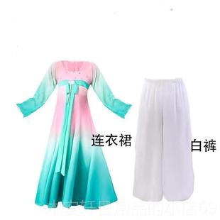 正品玉灵演服儿舞蹈服古典演出飘逸女儿童繁花出服头饰舞俏皮舞蹈