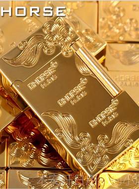 正品朗声e打火机男士点火火机充气法g国hors正品侧创意滑超薄礼品