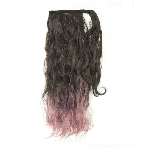 正品工Brightlele日时尚假发马尾 手卷蓬松捆绑马马尾 渐本变尾辫