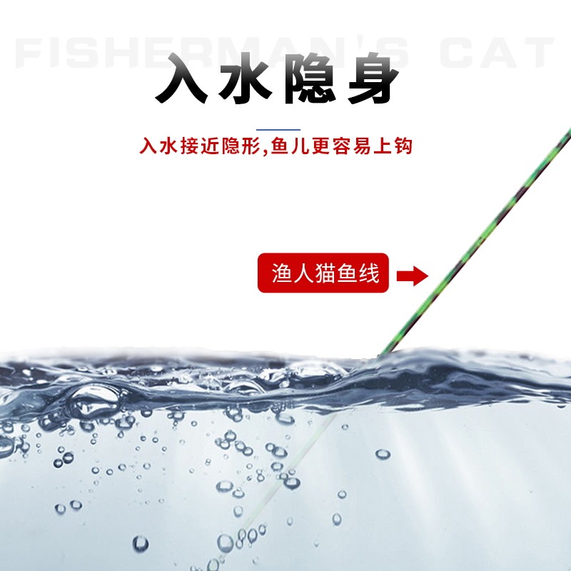 斑点成品绑好的鱼线主线3./3.9/.3/5./.5米线组装台钓鲫鱼