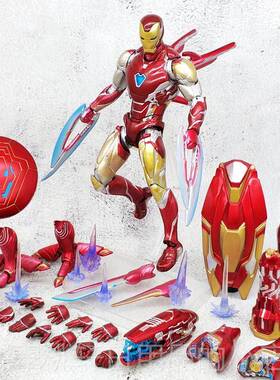 正品具钢铁侠手办MK5 模型M85装甲KSHF蜘蛛侠人偶摆件复仇者玩0联