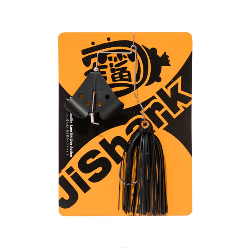 【吉鲨路亚水面系拖拉机渔歌jig胡须佬鲈鱼假饵水上噪音复合亮片