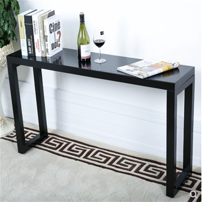 中式条案实木案几简约现代玄关桌供桌墙边桌客厅沙发背几隔断条几