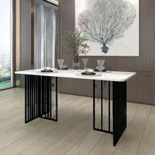 实木玻璃大理石岩板桌子支架桌腿桌脚办公桌电脑书桌大板桌餐桌架