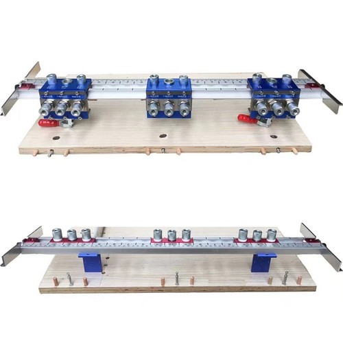 三合一开孔二合一打孔滑槽尺木工板式衣柜家具五金连接件钻孔钻头