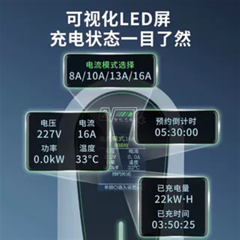 别克原厂充电桩微蓝E5E交流桩VELITE蔚蓝六7kW充电器别克专用