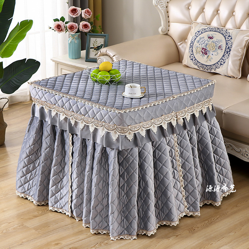 电炉罩烤火被桌子罩冬季正方形尺寸加厚家用麻将机罩电取暖炉