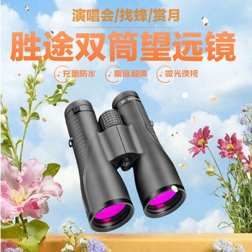 胜途双筒望远镜找马蜂用高倍高清专业级军事用ED镜演唱会夜视天文